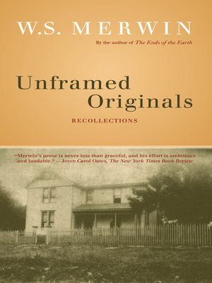 cover image of Unframed Originals